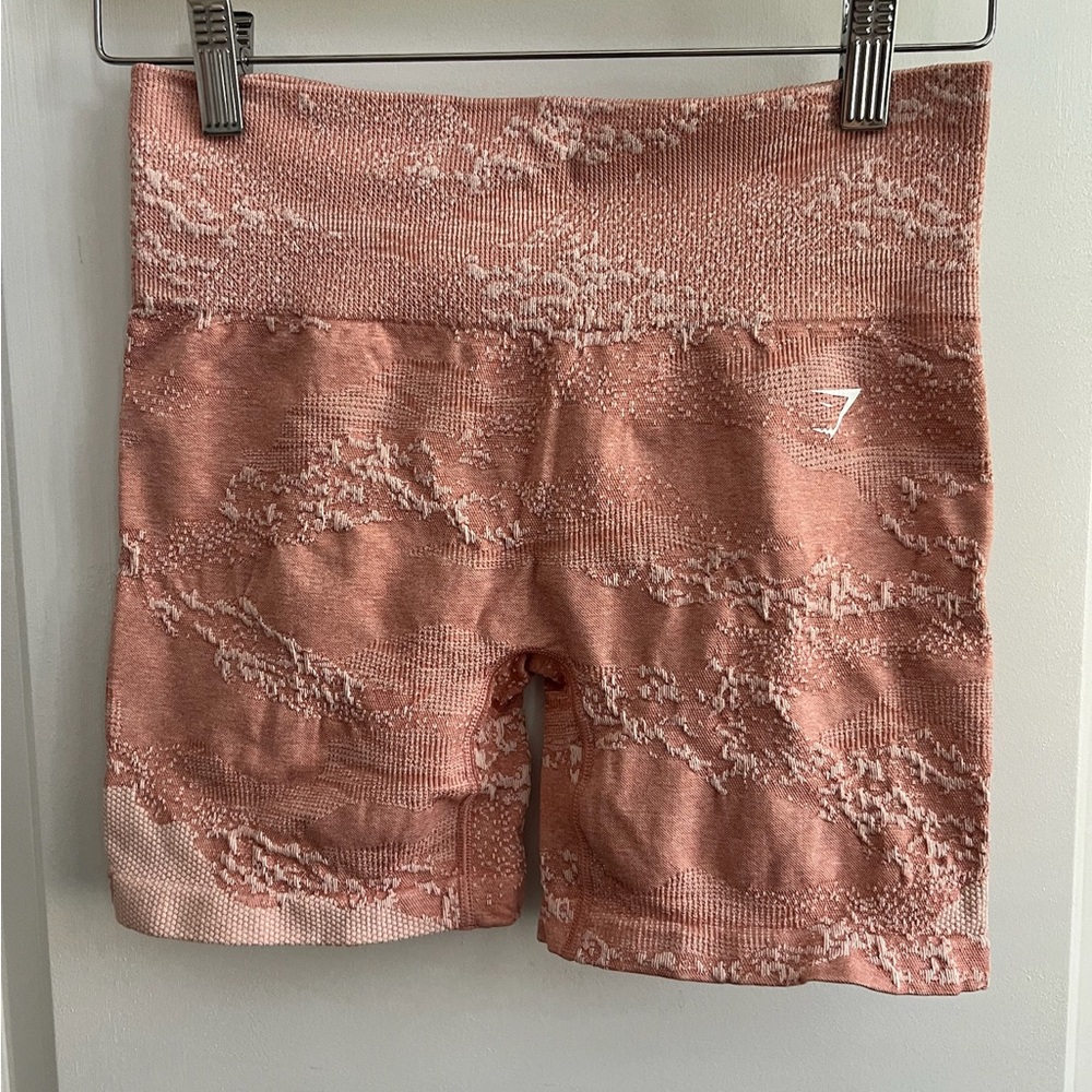Gymshark Seamless High-Waist Women’s Shorts in Dusty Rose